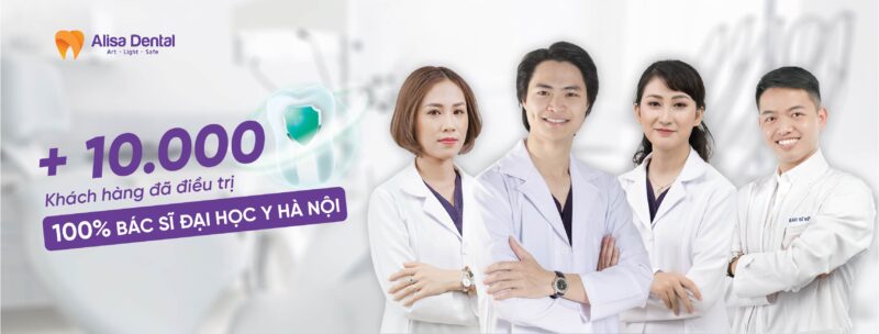 100% Bác sĩ tại nha khoa Alisa - Tốt nghiệp đại học y Hà Nội