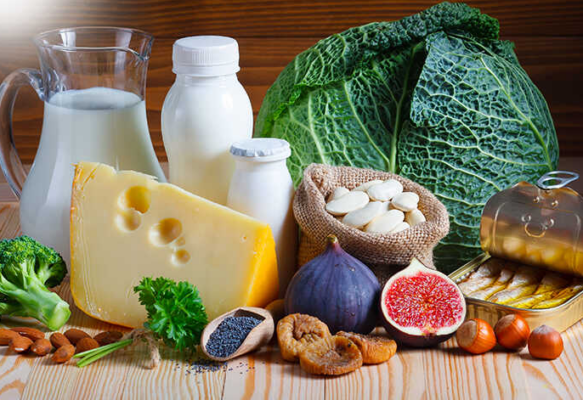 Thực phẩm giàu canxi và vitamin D