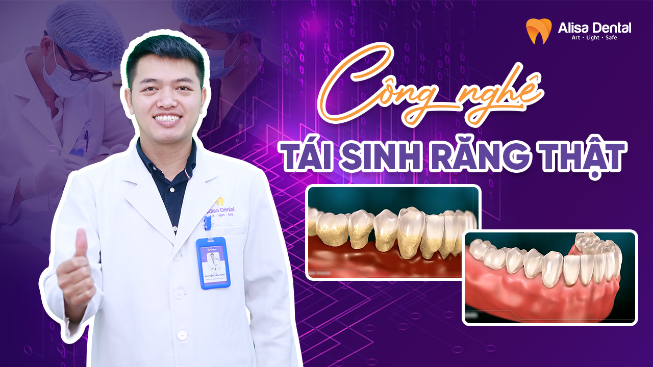Tái sinh răng thật, không cần nhổ răng để trồng răng implant